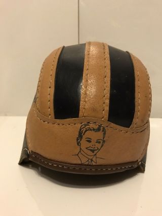 Vintage Antique Leather Football Helmet 1920’s 1930’s Possibly Leather Reach?