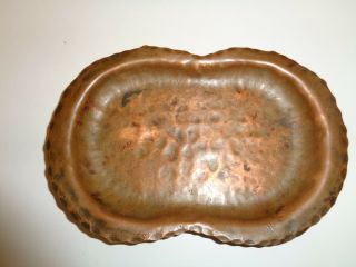 Arts & Crafts Hammered Copper Tray