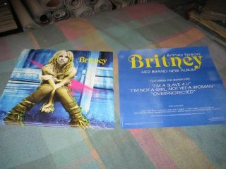Britney Spears - (britney) - 1 Poster - 2 Sided - 12x12 - Nmint - Rare