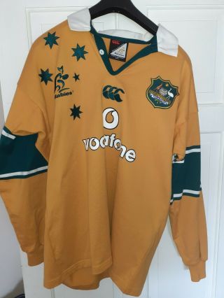 Rare Australia Rugby Shirt Size Large 2002 - 2003