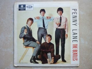 The Beatles Penny Lane Rare Australian Parlophone Mono Ep 1967