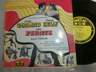 Judy Garland / Gene Kelly / The Pirate / Rare Mgm 10 " Sound Track Lp Ex
