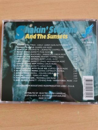 Shakin Stevens Rare Cd.  Shakin Stevens And The Sunsets