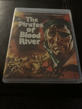 Pirates Of Blood River Blu - Ray Hammer Christopher Lee Twilight Time Rare Oop