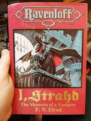 I,  Strahd: The Memoirs Of A Vampire D&d Ravenloft 1st Edition P N Elrod Rare