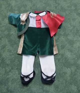 Vintage Cabbage Patch Kids Spain World Traveler Matador Doll Clothes Outfit