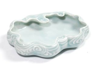 A Rare Chinese Clair - de - Lune Porcelain Brush Washer 3