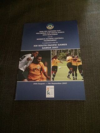 Very Rare - Fifa 2010 World Cup Oceania Qualifying & Ofc Nations Cup Aug 2007