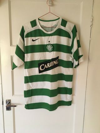 Celtic Fc Home Nike Football Shirt Vintage 2005/06 Adult Size L Rare Retro