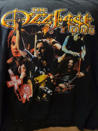 Vintage Ozzfest 2000 T - Shirt Dimebage Pantera Size Xl Rare