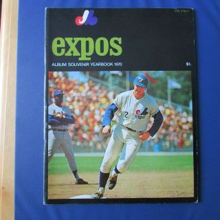Montreal Expos 1970 Team Issue Yearbook Vol 2 No 3 Cover John Bateman Rare