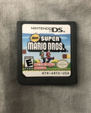 Nintendo Ds | Mario Bros | Rare Demo | Not For Resale Kiosk Edition