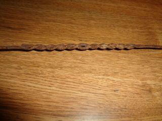 (193b Antique Authentic Barb Wire Kennedy With An Unusual " Back & Forth " Splice