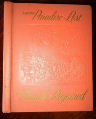 1958 First 500,  000 Edition From Paradise - Regained Watchtower Rare True 1st Ed.