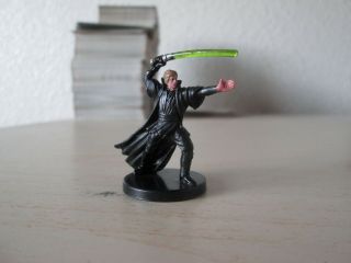 Star Wars Miniature Luke Skywalker,  Jedi Master Very Rare Universe 53/60 W/ Card