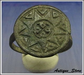 Legio X Fretensis Ancient Bronze Legionary Roman Ring Rare