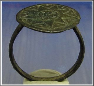 LEGIO X FRETENSIS Ancient Bronze Legionary Roman Ring RARE 2