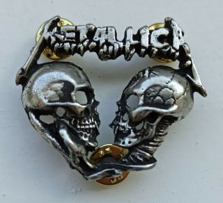 Metallica Pin Badge Sad But True ©1993 Alchemy Brockum Rar,  Rare,  Slayer,  Anthrax