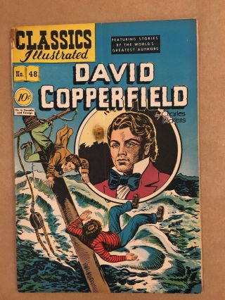 Classic Illustrated 48 David Copperfield 1st Printing Rare Golden Age Comic
