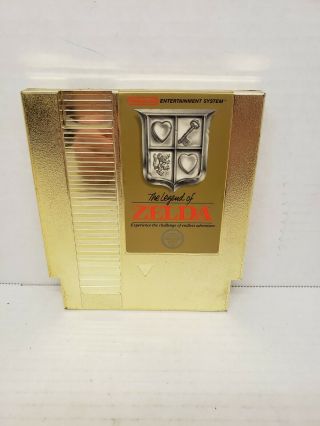 The Legend Of Zelda 5 Screw Rare (nintendo 1987) Nes Gold Well