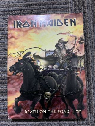 Iron Maiden - Death On The Road (dvd,  2007,  3 - Disc Set) With Insert Rare
