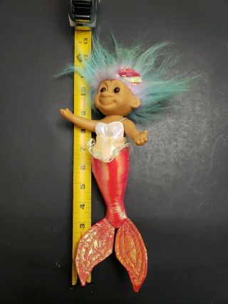 Rare 1990s Vintage Russ Mermaid Troll Doll