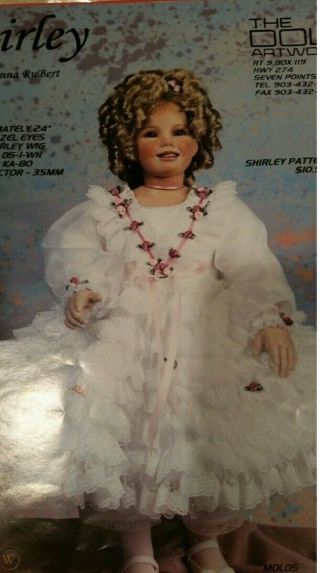Shirley Temple Doll Head Porcelain Mold Donna Rubert Doll Artworks Rare