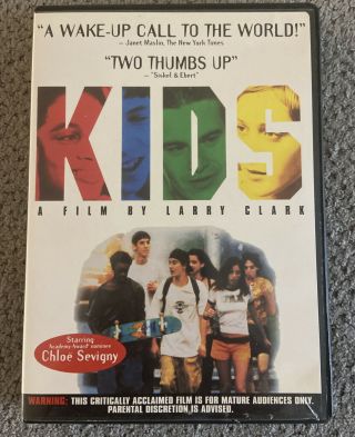 Kids Rare Oop Unrated Dvd - 1995 Larry Clark,  Dawson Hip Hop Skateboard Nyc Sf