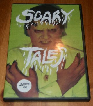 Scary Tales Dvd Rare Oop Bleeding Skull Mondo Limited Edition With Insert Book