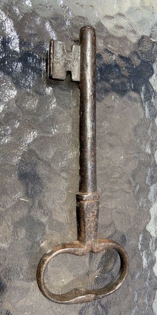 RARE 16th 17th Century European Old Iron Antique Skeleton Key 2