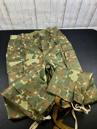 Rare Soviet Russian Ttsko Butane Camo Camouflage Pants Vdv Airborne Troops