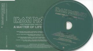 A Matter Of Life And Death By Iron Maiden (cd - Single/promo) Rare Collector Item