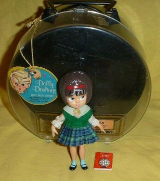 Vintage 1965 Hasbro Dolly Darling Doll Susie Goes To School Japan Clothes Book