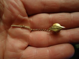 Vintage Amway 10k Gold Cto Tie Tac That Is In Good Shape - Nr