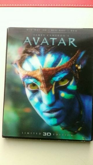 Avatar Blu - Ray Dvd,  2012 2 - Disc Set Limited Edition 3d W Slipcover Rare Oop