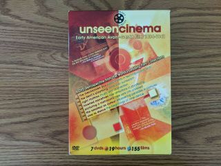 Unseen Cinema Early American Avante - Garde Film 1894 - 1941 7 - Disc Dvd Set Rare Oop