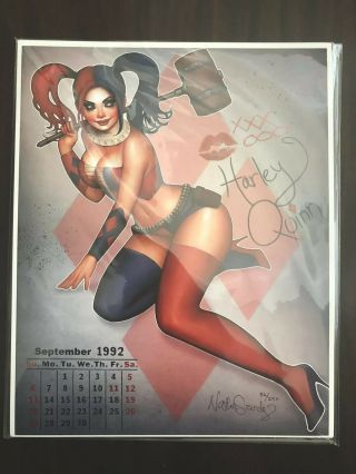 Bam Box Rare Low Ed Harley Quinn Signed By Nathan Szerdy Proof Art Print 56/250