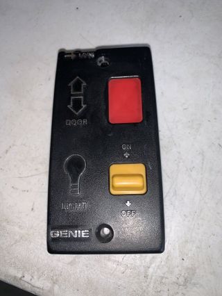 Genie Overhead Garage Door Opener Wall Console Control Button 4 Wire Rare