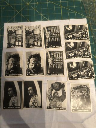 Vintage 1966 Topps Lost In Space Trading Cards.  Rare