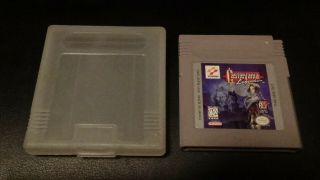 Castlevania Legends (nintendo Game Boy) Authentic Rare Usa Konami