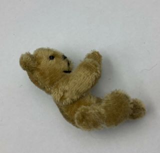 Antique miniature dolls house nursery mohair jointed Teddy Bear 3