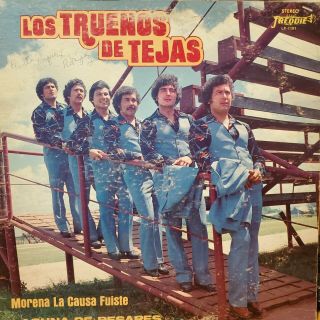 " Tejano Tex Mex  Los Truenos De Tejas  Morena La Causa Fuiste  Rare Lp "