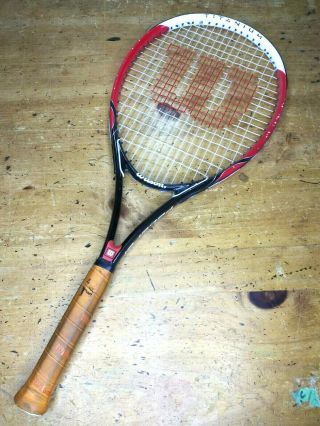 Wilson Federer Tennis Racquet Racket Titanium 4 1/4 Grip Rare