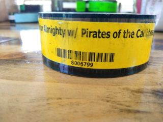 PIRATES OF THE CARIBBEAN 35MM TRAILER AND EVAN ALMIGHTY DISNEY COLLECTIBLE RARE 2