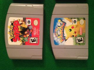 Nintendo 64 Pokemon Stadium 1 and 2,  Puzzle and Snap,  PokeBundle 2