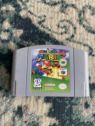 Mario 64 (nintendo 64,  1996),  Rare,  And Authentic