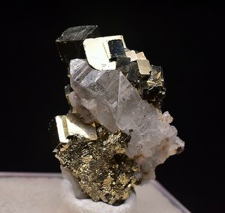 21g Natural Pyrite Malachite Crystal Cluster Rare Mineral Specimen China