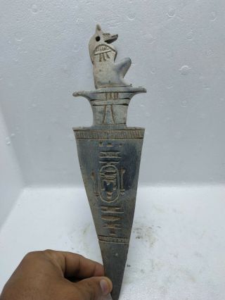 Very Rare Ancient Egyptian Antique Pharaonic Dagger Stone Bc