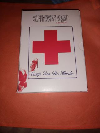 Sleepaway Camp Survival Kit Red Cross Anchor Bay Rare Oop Recalled Horror