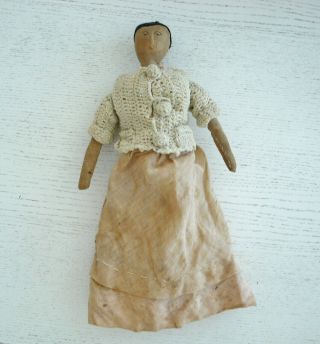 Authentic Vintage Black Americana Hand Made Cloth African American Female Doll